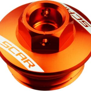 OIL FILLER CAP ORANGE