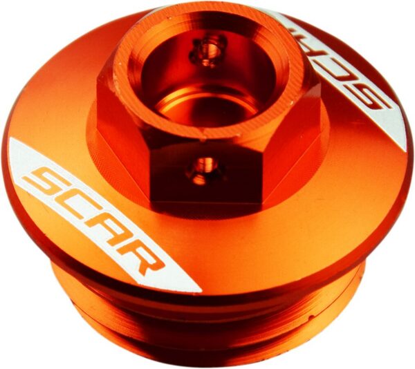 OIL FILLER CAP ORANGE