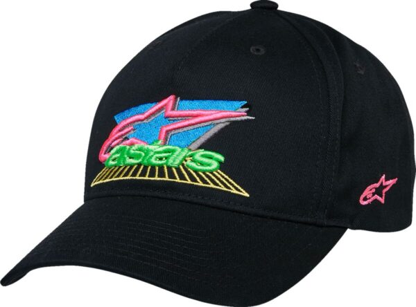 HAT CRV BILL SNP - VIVID BLK O