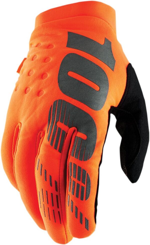 GLOVE YTH BRISK OR/BK MD