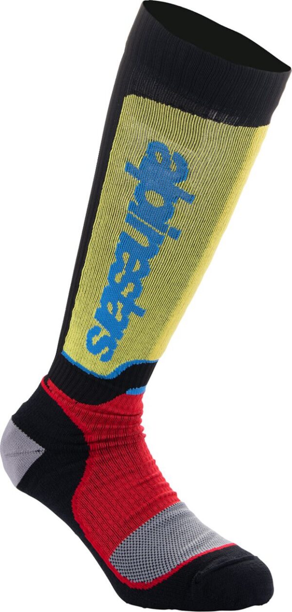 SOCK YTH MX+ BLK/RED/BL