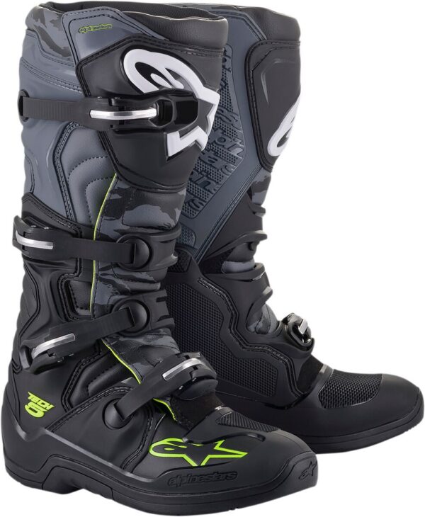 BOOT TECH5 BK/GY/YL FL 7