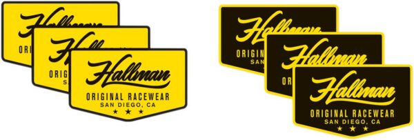 DECAL S18S HALLMAN 6PK