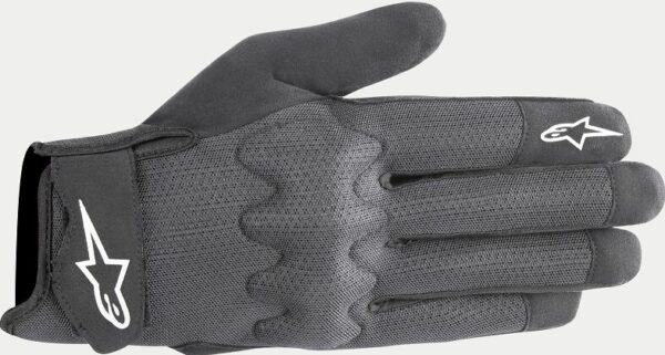 GLOVE STATED-AIR BLK/SL L