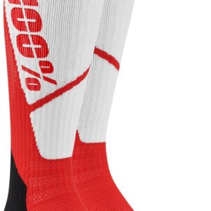 SOCK TORQUE WH/RD L/XL