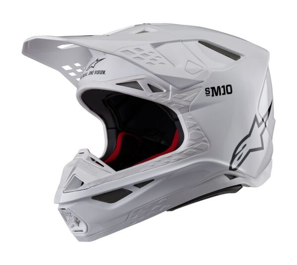 HELMET SM10 SOLID WHT 2X