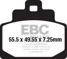 BRAKE PAD SFA ORG SCOOTER