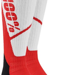 SOCK TORQUE WH/RD S/M
