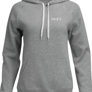 HOODIE WOMENS TRAX HTR GY SM