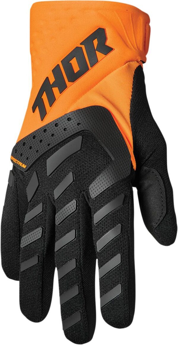 GLOVE SPECTRUM OR/BK LG