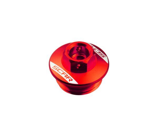 OIL FILLER CAP RED