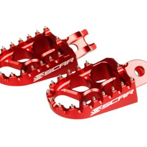FOOTPEGS EVO SCAR RED