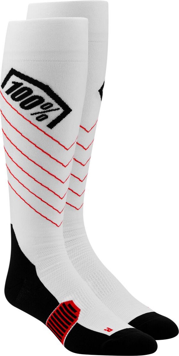 SOCK HI SIDE WH S/M