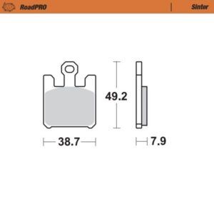 BRAKE PAD SINTER FRONT