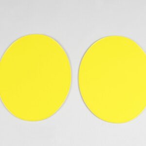 UNI OVAL PLATE YL 2PC