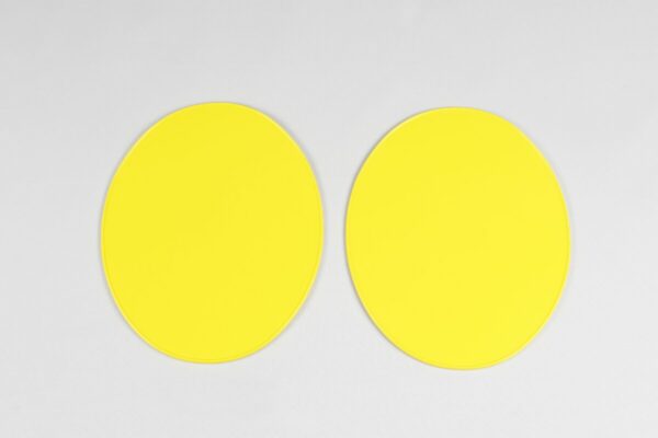 UNI OVAL PLATE YL 2PC