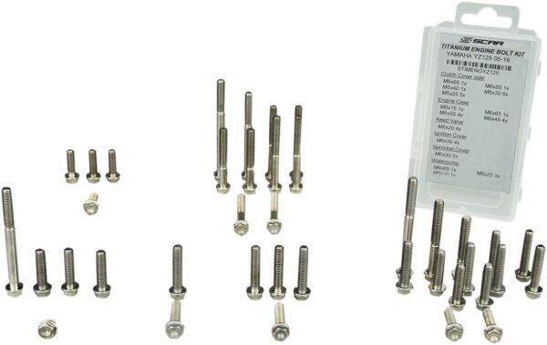 TITANIUM BOLT M6X11 PACK OF 6