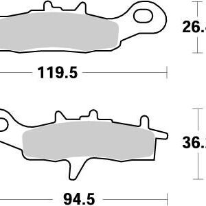 BRAKE PAD NITRO