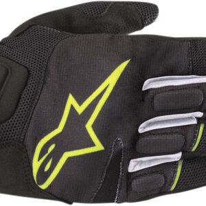 GLOVE ATOM BK/YL L