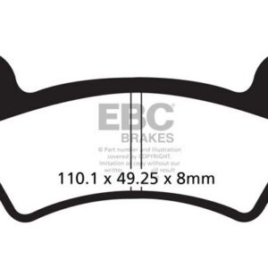 BRAKE PAD CARBON TT DIRT