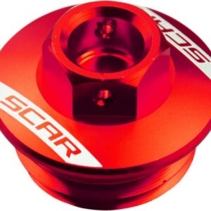OIL FILLER CAP RED