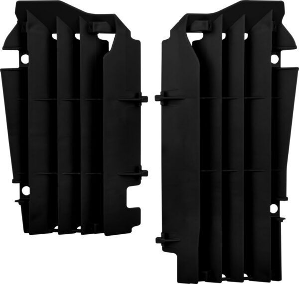 RADIATOR GUARDS KXF250 17- BK