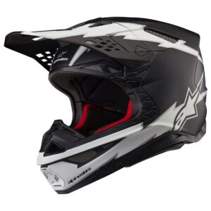 HELMET SM10 AMP BLK/WT L