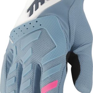 GLOVE WMN SPECTRUM BL/WH MD