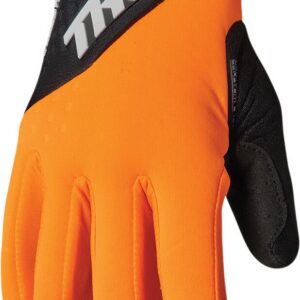 GLOVE SPECTRUM COLD OR/BK LG