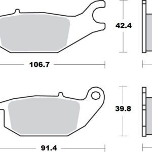 BRAKE PAD CERAMIC