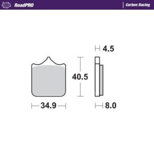BRAKE PAD CARBON RACING