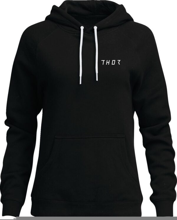 HOODIE WOMENS TRAX BLACK SM