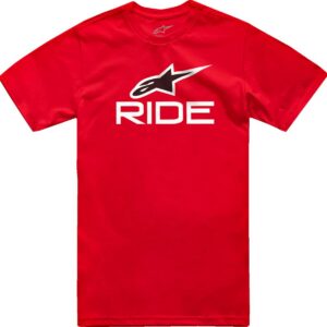 TEE RIDE 4.0 SS RD/WT/BK M