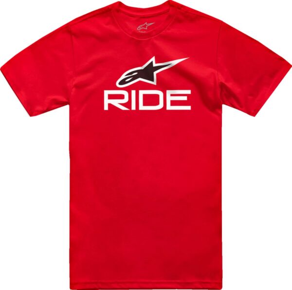 TEE RIDE 4.0 SS RD/WT/BK M