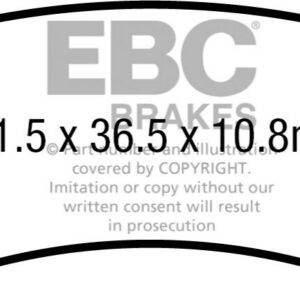 BRAKE PAD CARBON TT DIRT