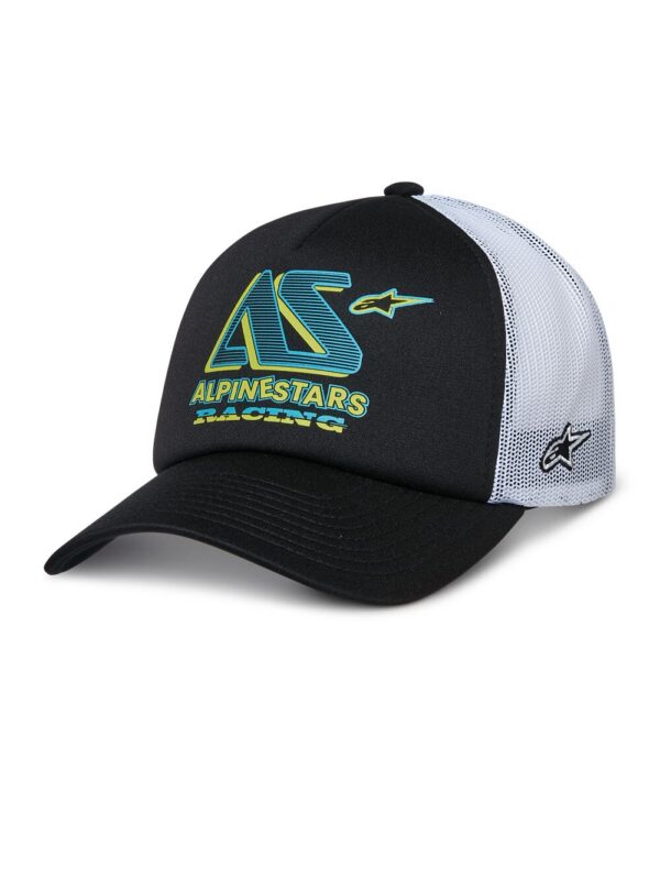 HAT TRUCKER AYESS BK/WH OS