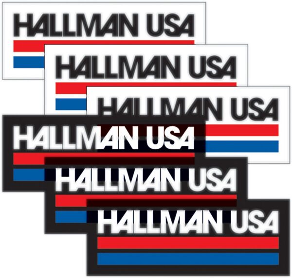 DECAL HALLMAN USA 6PK