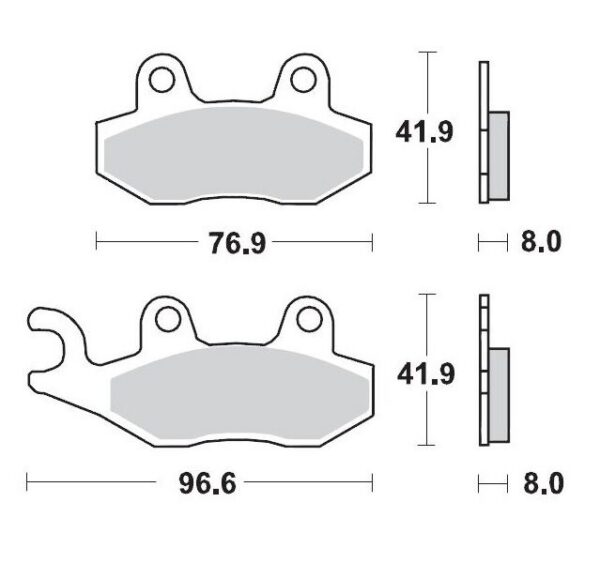 BRAKE PAD RACING GP