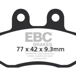 BRAKE PAD SFA ORG SCOOTER