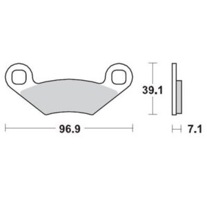 BRAKE PAD RACING