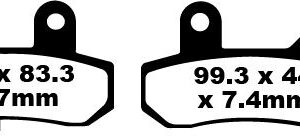 BRAKE PAD FA SER ORGANIC