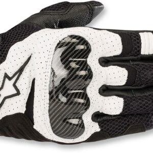 GLOVE SMX1 AIR V2 BLACK/WHT S