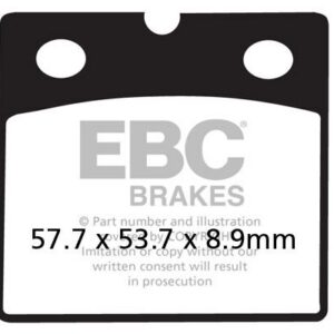 BRAKE PAD VEE SEMISNTRD