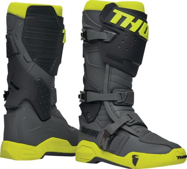 BOOT RADIAL GY/FLO YL 14