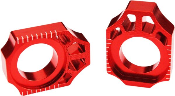 AXLE BLOCK KAW/SUZ RED
