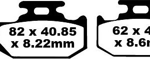 BRAKE PAD CARBON TT DIRT