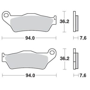 BRAKE PAD RACING