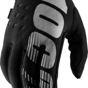 GLOVE WM BRISK BK/GY L