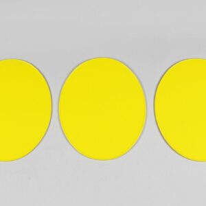 KIT UNI OVAL PLATE YL 3PC