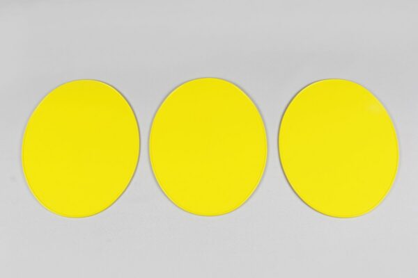 KIT UNI OVAL PLATE YL 3PC